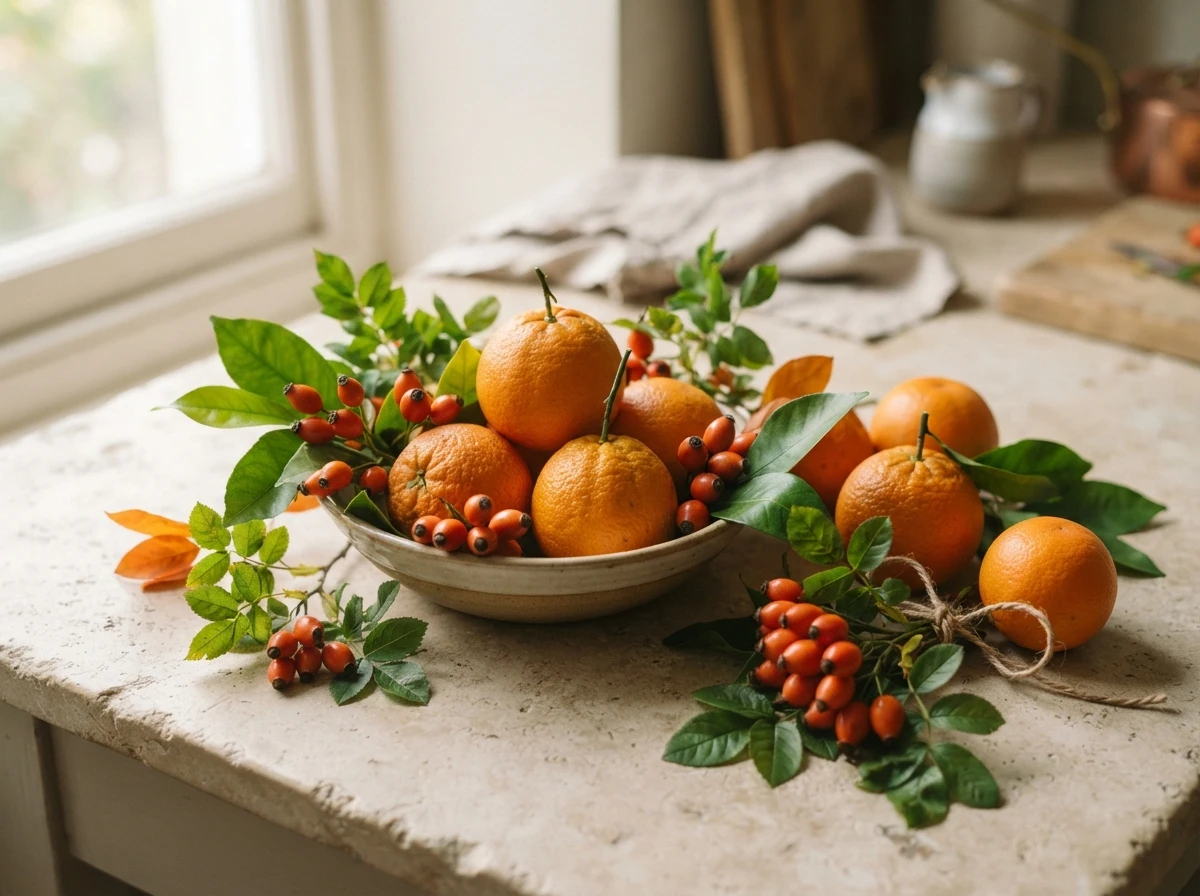 Naturlige ingredienser - citrus, urter og mineraler